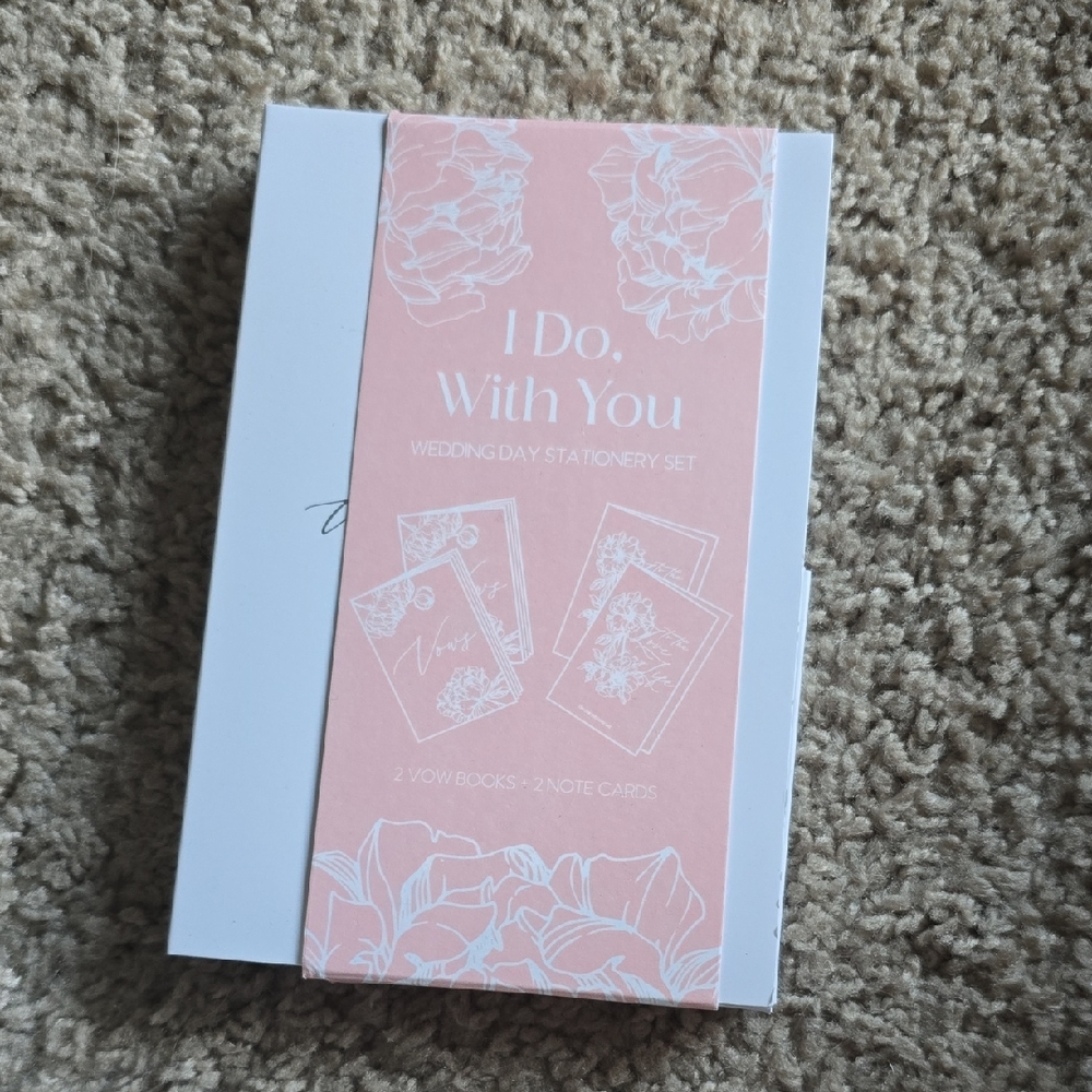 Wedding Day Vow Books And Note Cards